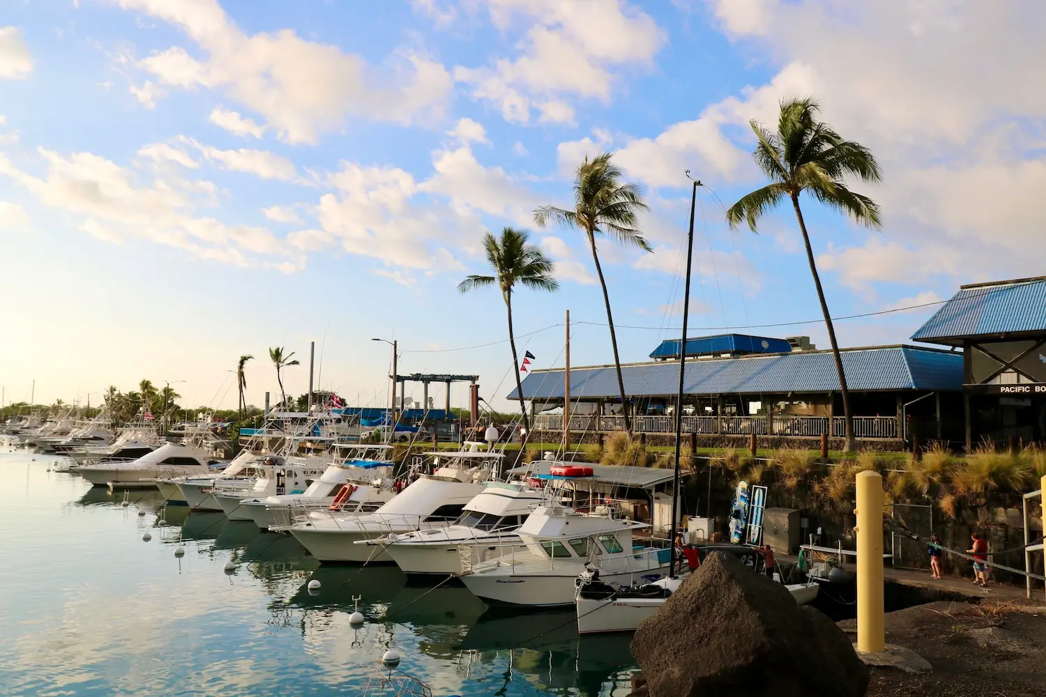 Boats at a pier